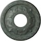 Ekena Millwork Leaf Ceiling Medallion (Canopies up to 4 3/4"), 11 3/8"OD x 3 5/8"ID x 1 1/8"P, Cloud Burst Crackle CM11LFCBC - alternate 1